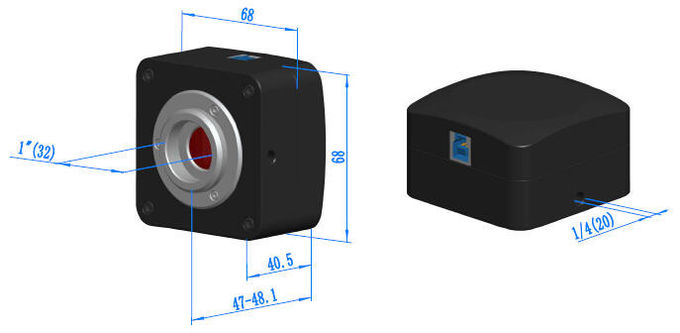 USB 3.0 CCD 사진기 현미경 생물학 C 산 현미경 사진기